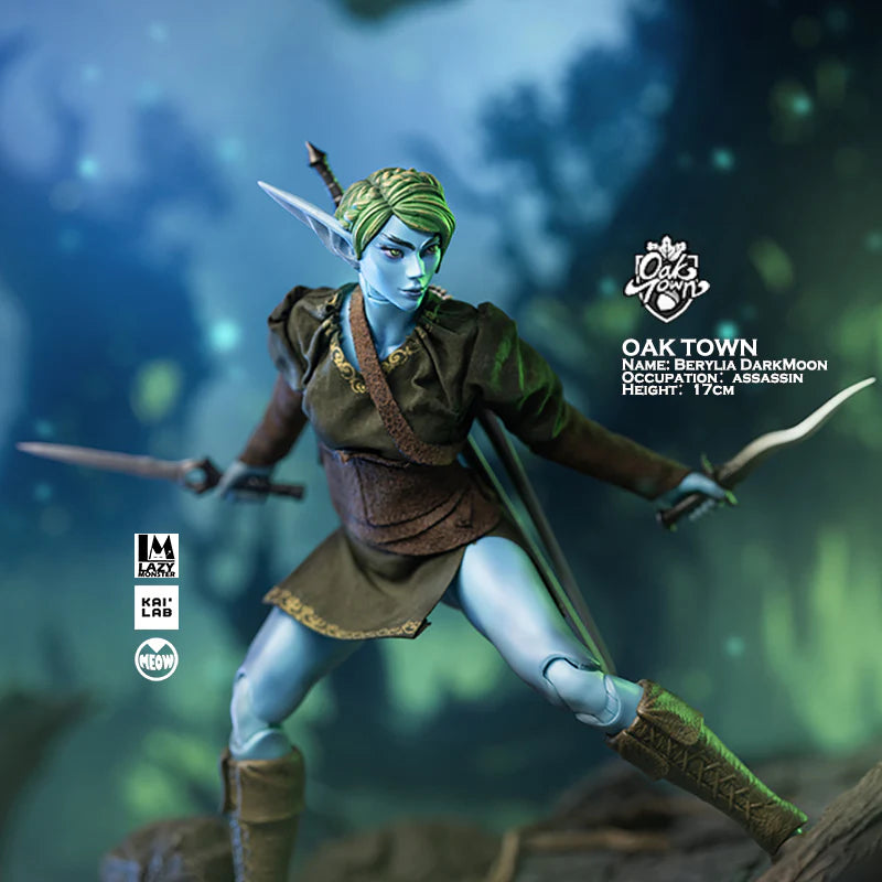 (Pre-Order) Lazy Monster Studio Oak Town 1/12 Darkmoon Assassin and Sorceress