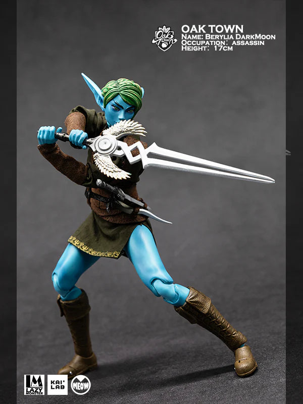 (Pre-Order) Lazy Monster Studio Oak Town 1/12 Darkmoon Assassin and Sorceress