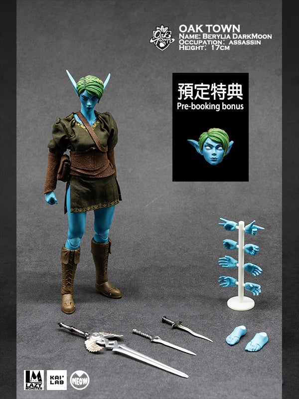 (Pre-Order) Lazy Monster Studio Oak Town 1/12 Darkmoon Assassin and Sorceress