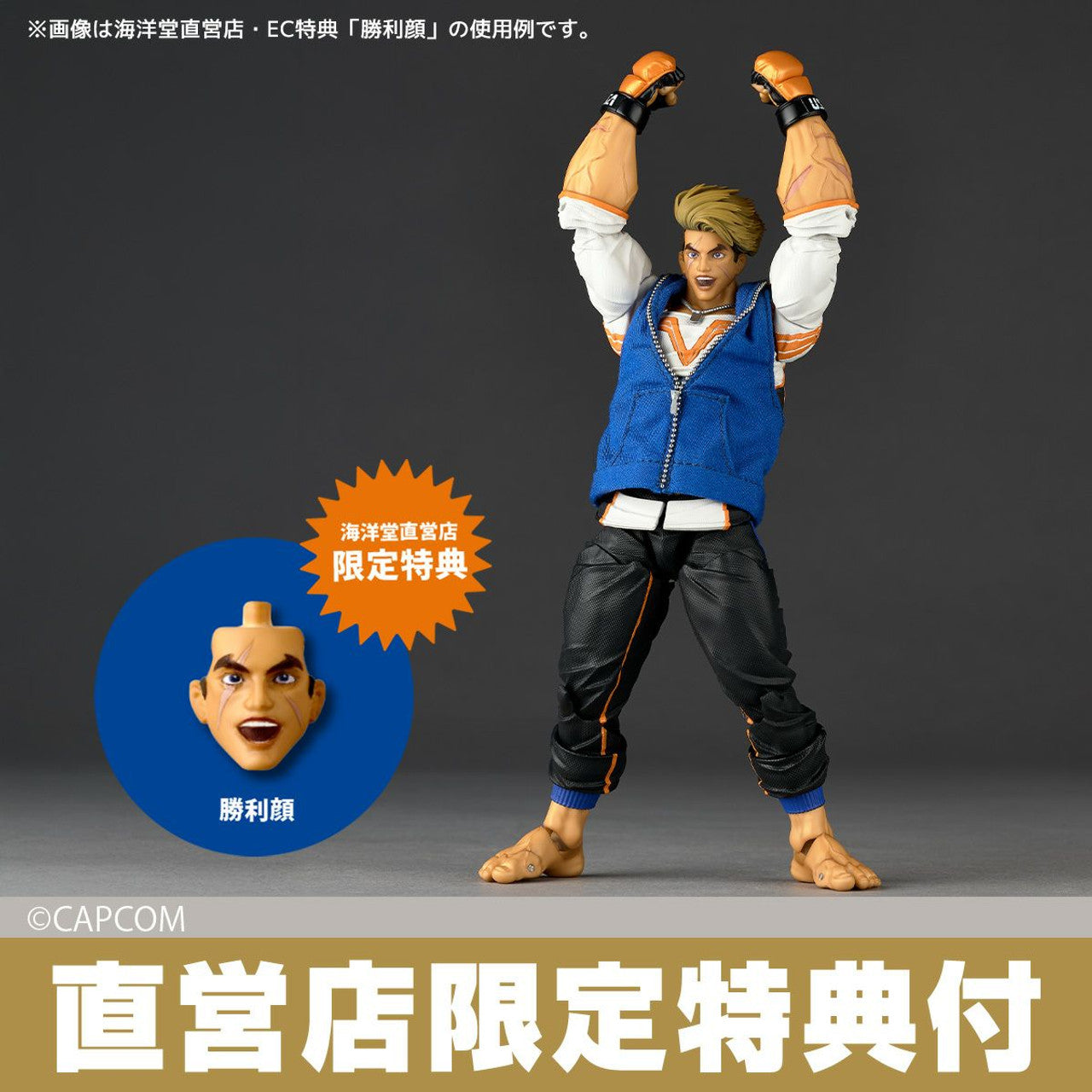 (Pre-Order) Kaiyodo Revoltech Amazing Yamaguchi Street Fighter Luke (With Bonus)