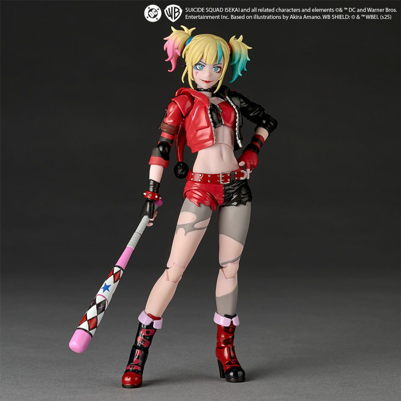 (Pre-Order) Revoltech Amazing Yamaguchi Harley Quinn Suicide Squad Isekai Ver. Action Figure (with Bonus)