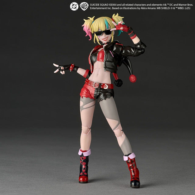 (Pre-Order) Revoltech Amazing Yamaguchi Harley Quinn Suicide Squad Isekai Ver. Action Figure (with Bonus)