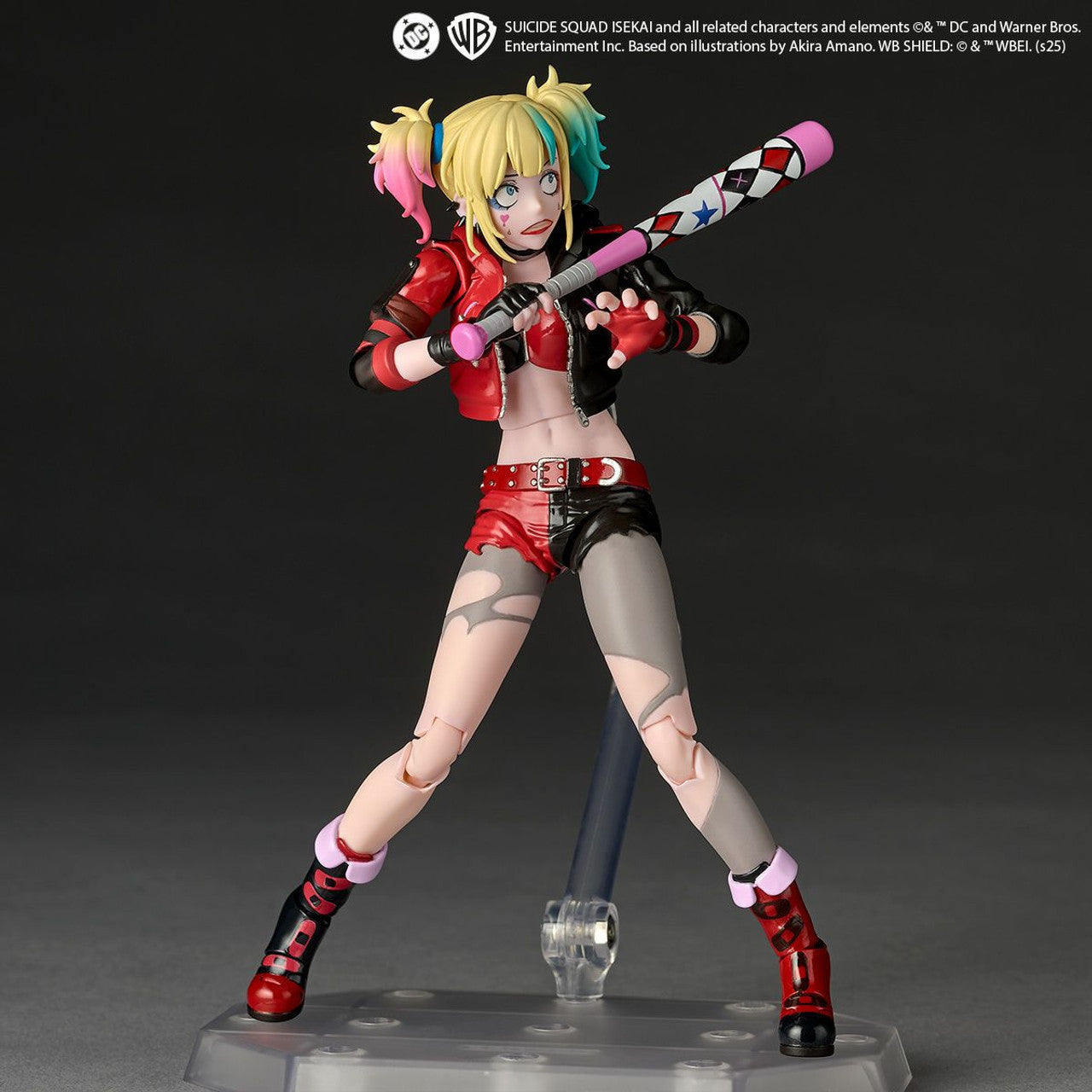 (Pre-Order) Revoltech Amazing Yamaguchi Harley Quinn Suicide Squad Isekai Ver. Action Figure (with Bonus)