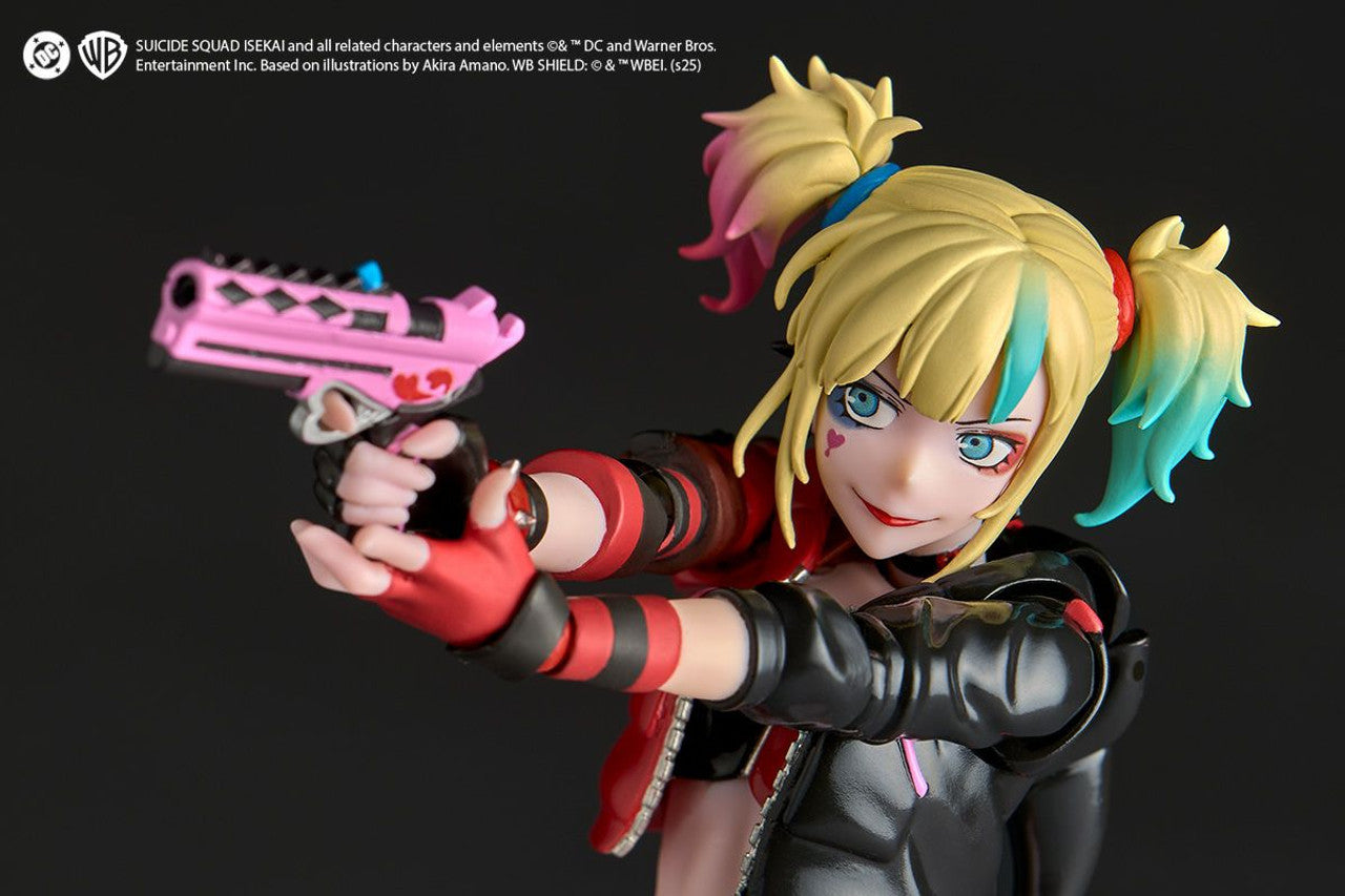 (Pre-Order) Revoltech Amazing Yamaguchi Harley Quinn Suicide Squad Isekai Ver. Action Figure (with Bonus)