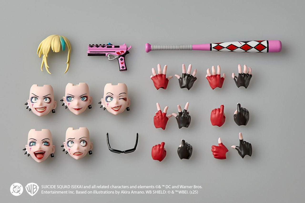 (Pre-Order) Revoltech Amazing Yamaguchi Harley Quinn Suicide Squad Isekai Ver. Action Figure (with Bonus)