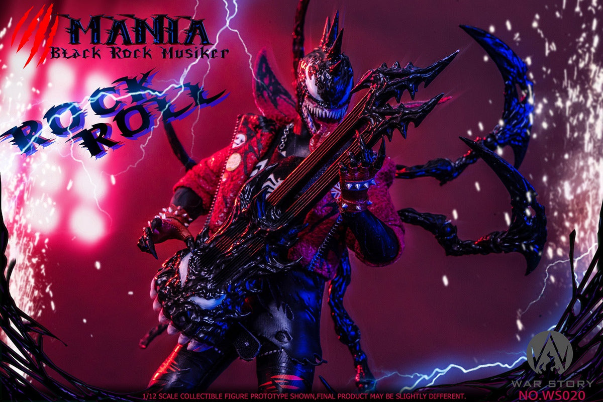 (Pre-Order) War Story - Marvel 1/12 Black Venom Rocker - Mania - #WS020