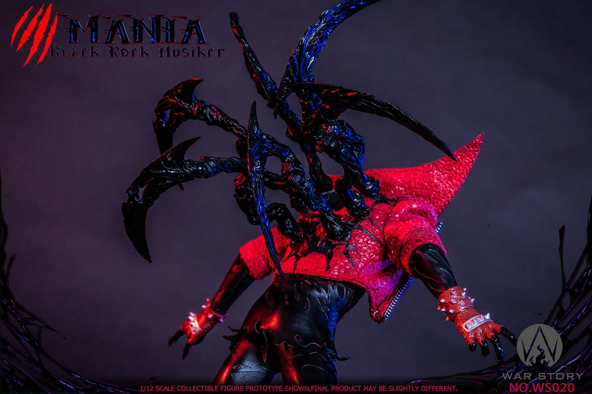 (Pre-Order) War Story - Marvel 1/12 Black Venom Rocker - Mania - #WS020