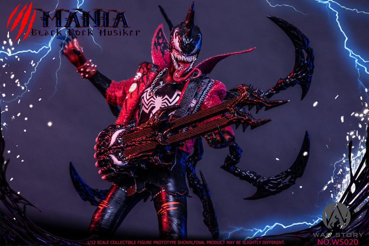 (Pre-Order) War Story - Marvel 1/12 Black Venom Rocker - Mania - #WS020