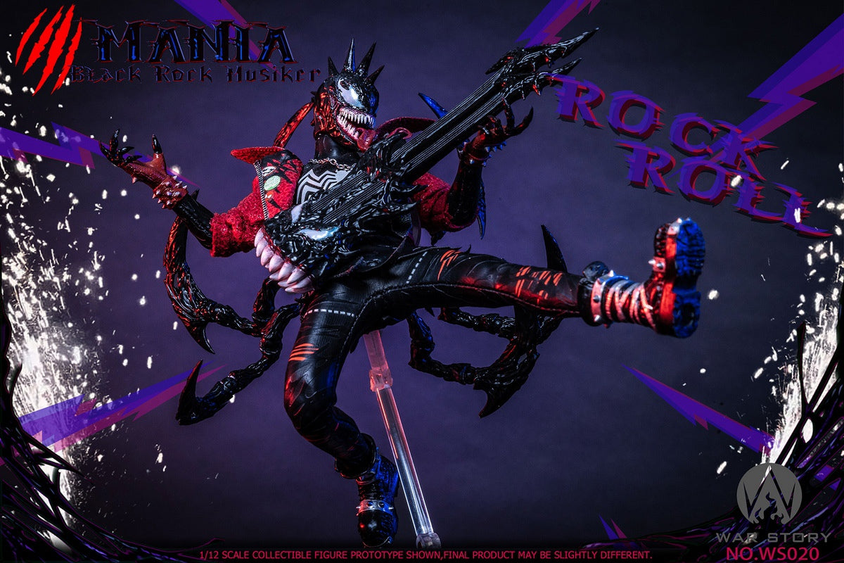 (Pre-Order) War Story - Marvel 1/12 Black Venom Rocker - Mania - #WS020