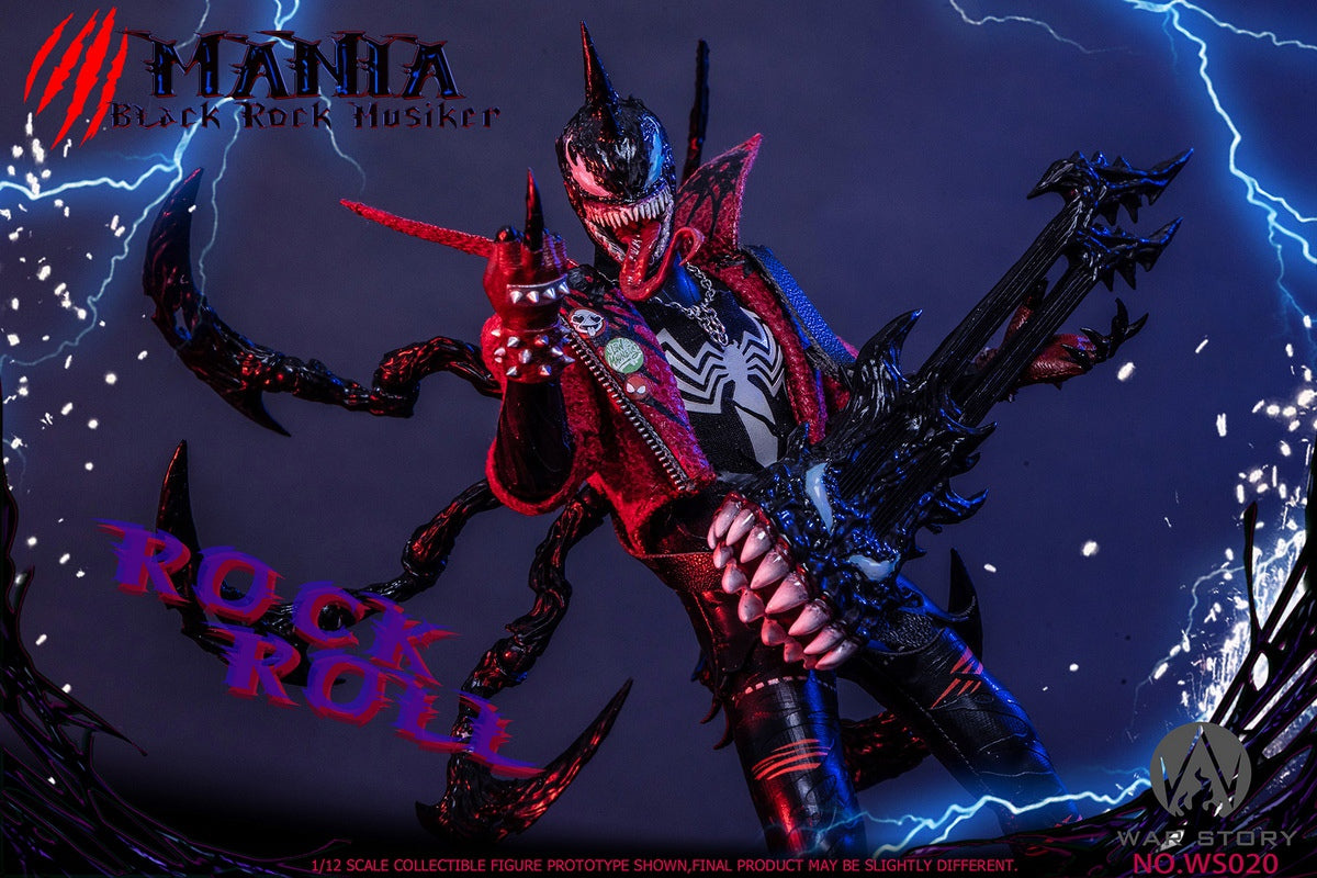 (Pre-Order) War Story - Marvel 1/12 Black Venom Rocker - Mania - #WS020