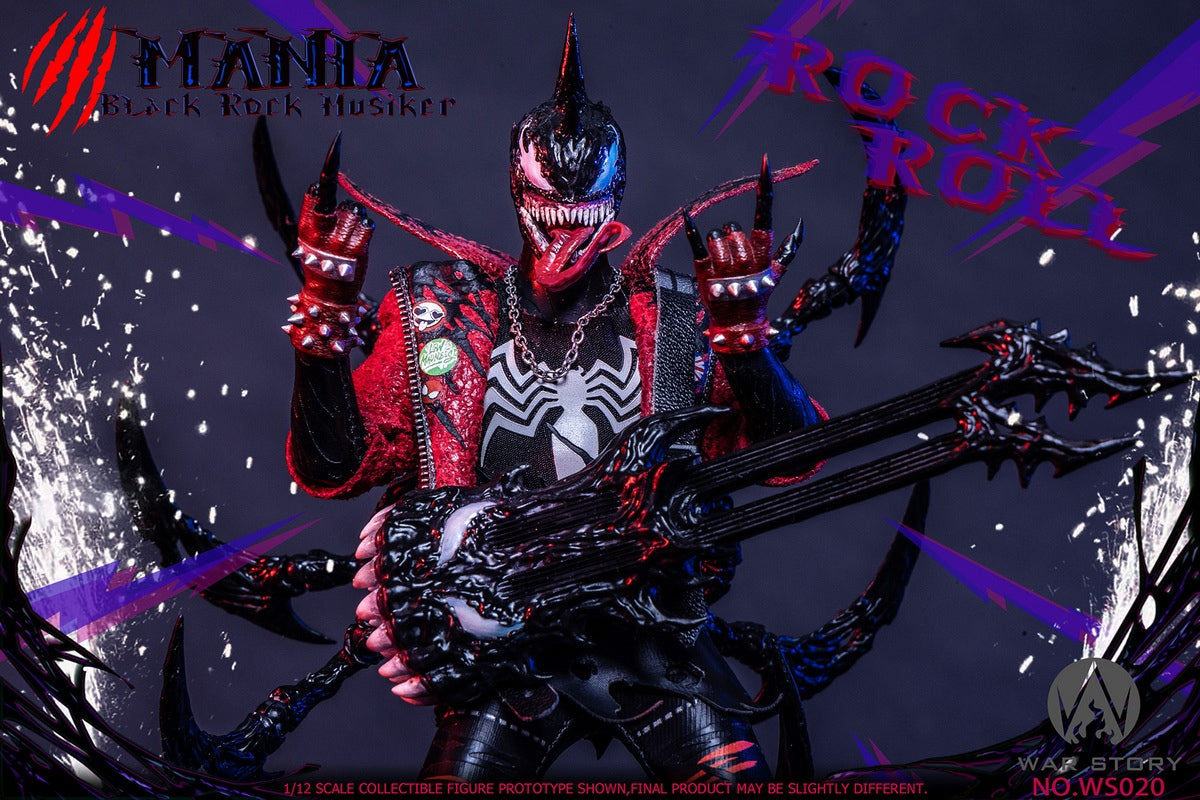 (Pre-Order) War Story - Marvel 1/12 Black Venom Rocker - Mania - #WS020
