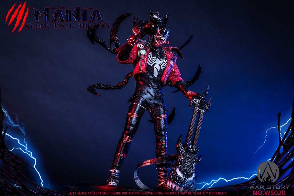 (Pre-Order) War Story - Marvel 1/12 Black Venom Rocker - Mania - #WS020