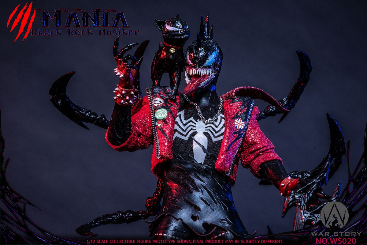 (Pre-Order) War Story - Marvel 1/12 Black Venom Rocker - Mania - #WS020