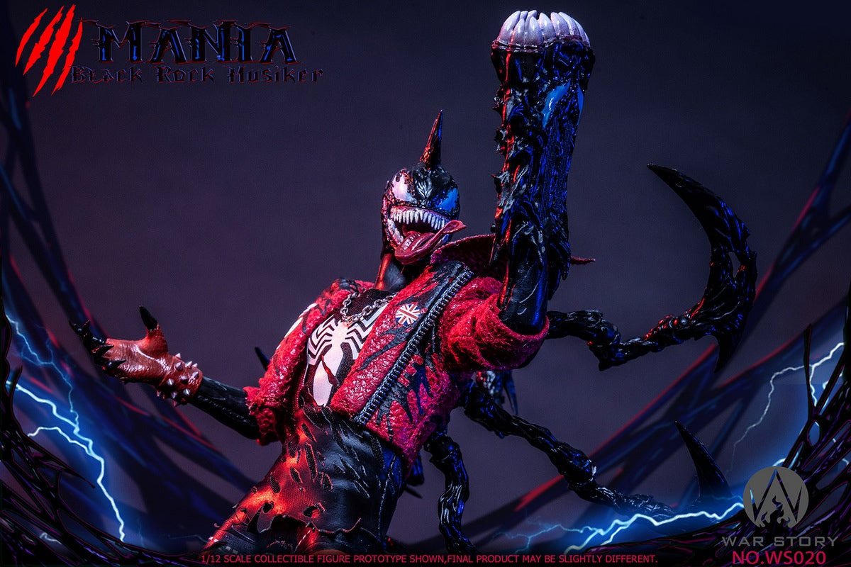 (Pre-Order) War Story - Marvel 1/12 Black Venom Rocker - Mania - #WS020