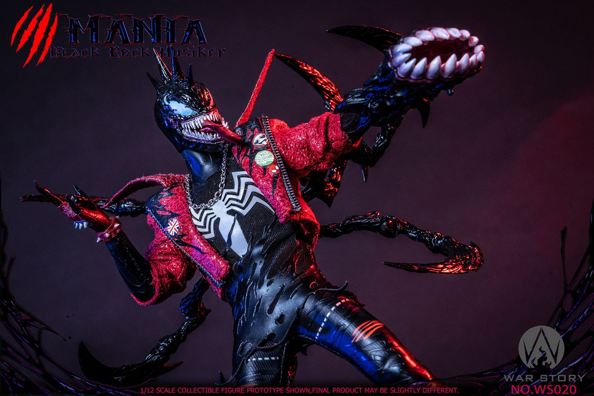 (Pre-Order) War Story - Marvel 1/12 Black Venom Rocker - Mania - #WS020