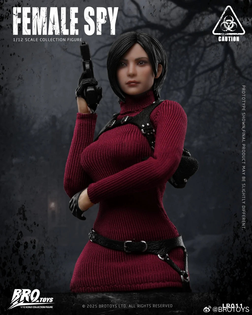 (Pre-Order) Brotoys 1/12 Female Spy cloth action figure LR011 with preorder bonus