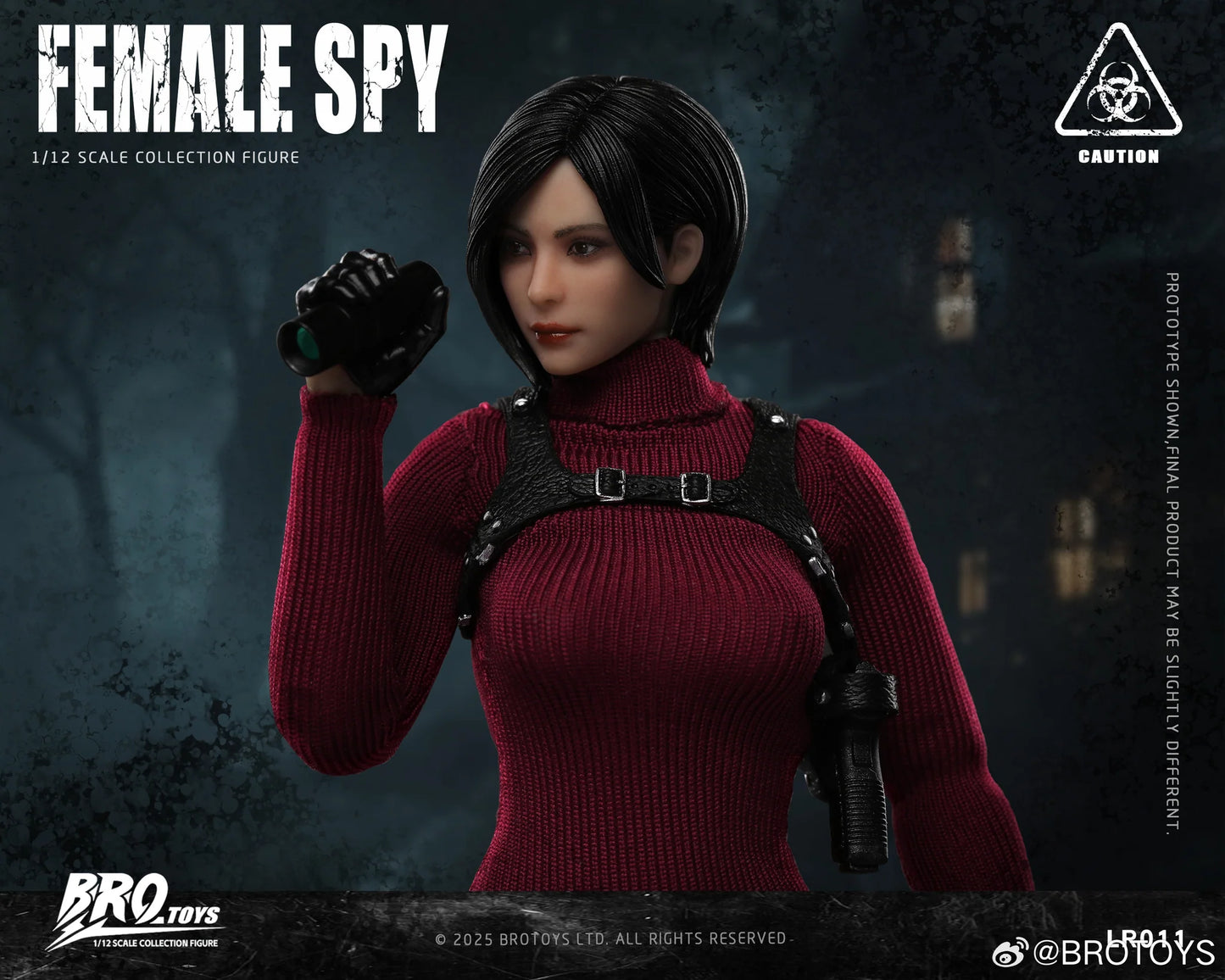 (Pre-Order) Brotoys 1/12 Female Spy cloth action figure LR011 with preorder bonus