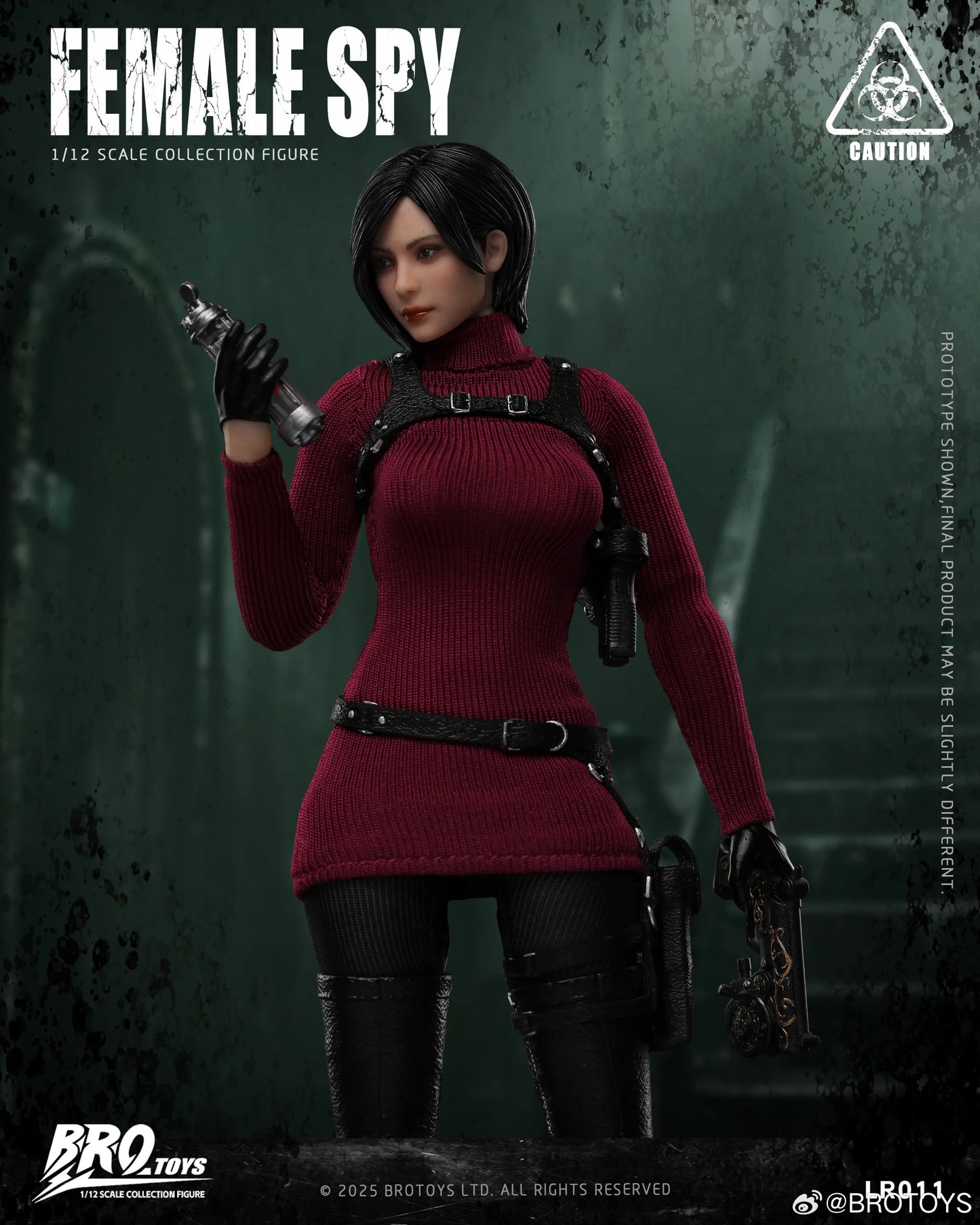 (Pre-Order) Brotoys 1/12 Female Spy cloth action figure LR011 with preorder bonus
