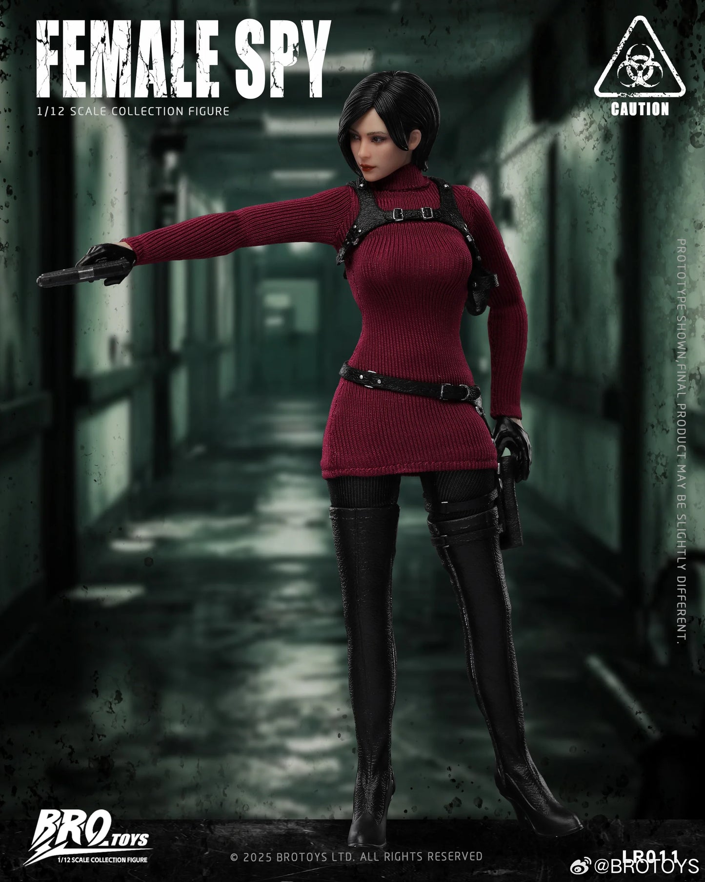(Pre-Order) Brotoys 1/12 Female Spy cloth action figure LR011 with preorder bonus