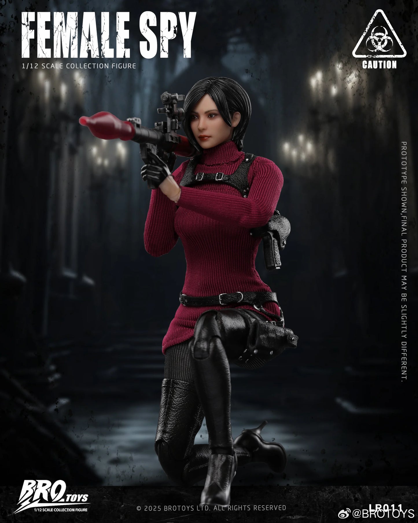 (Pre-Order) Brotoys 1/12 Female Spy cloth action figure LR011 with preorder bonus
