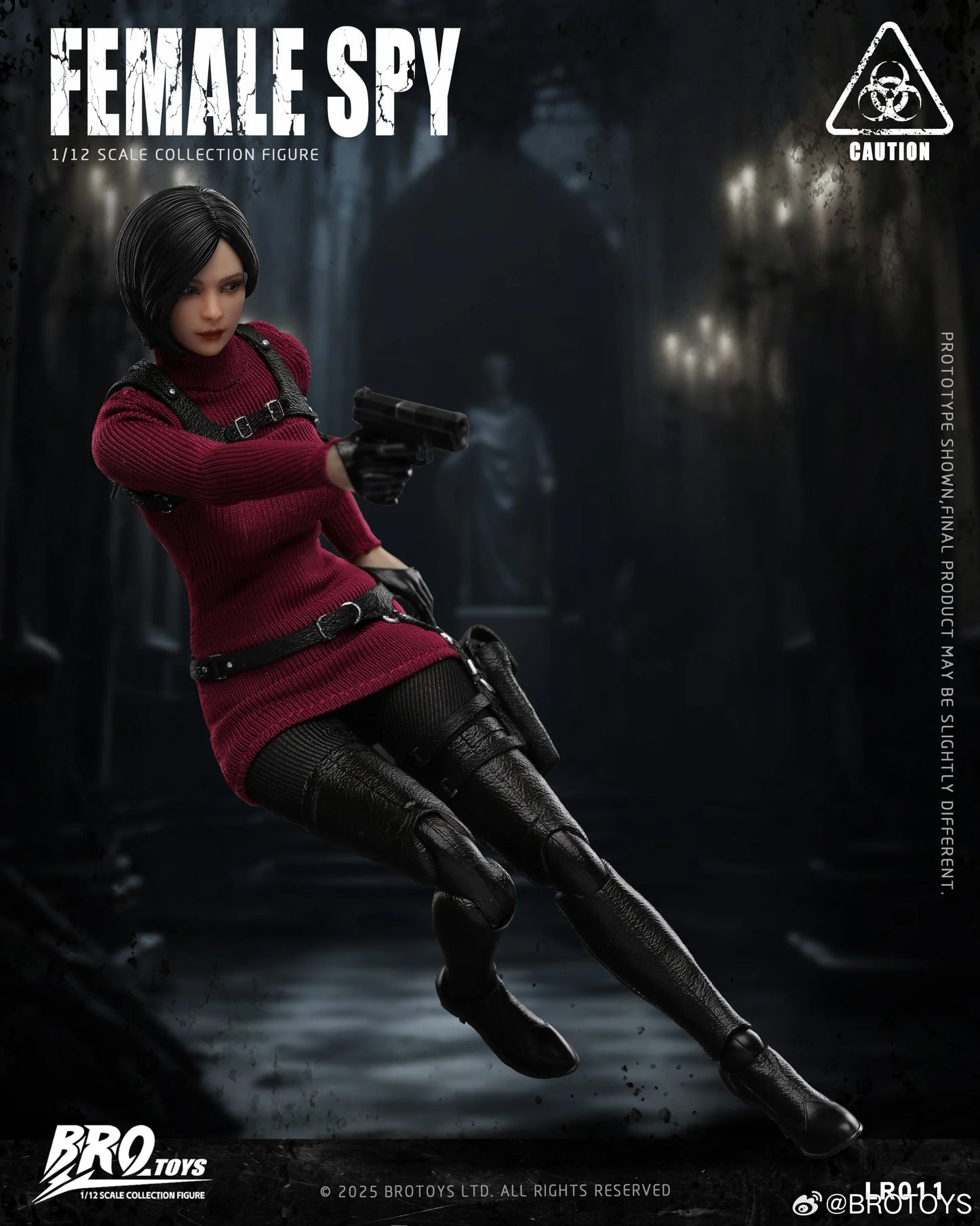 (Pre-Order) Brotoys 1/12 Female Spy cloth action figure LR011 with preorder bonus