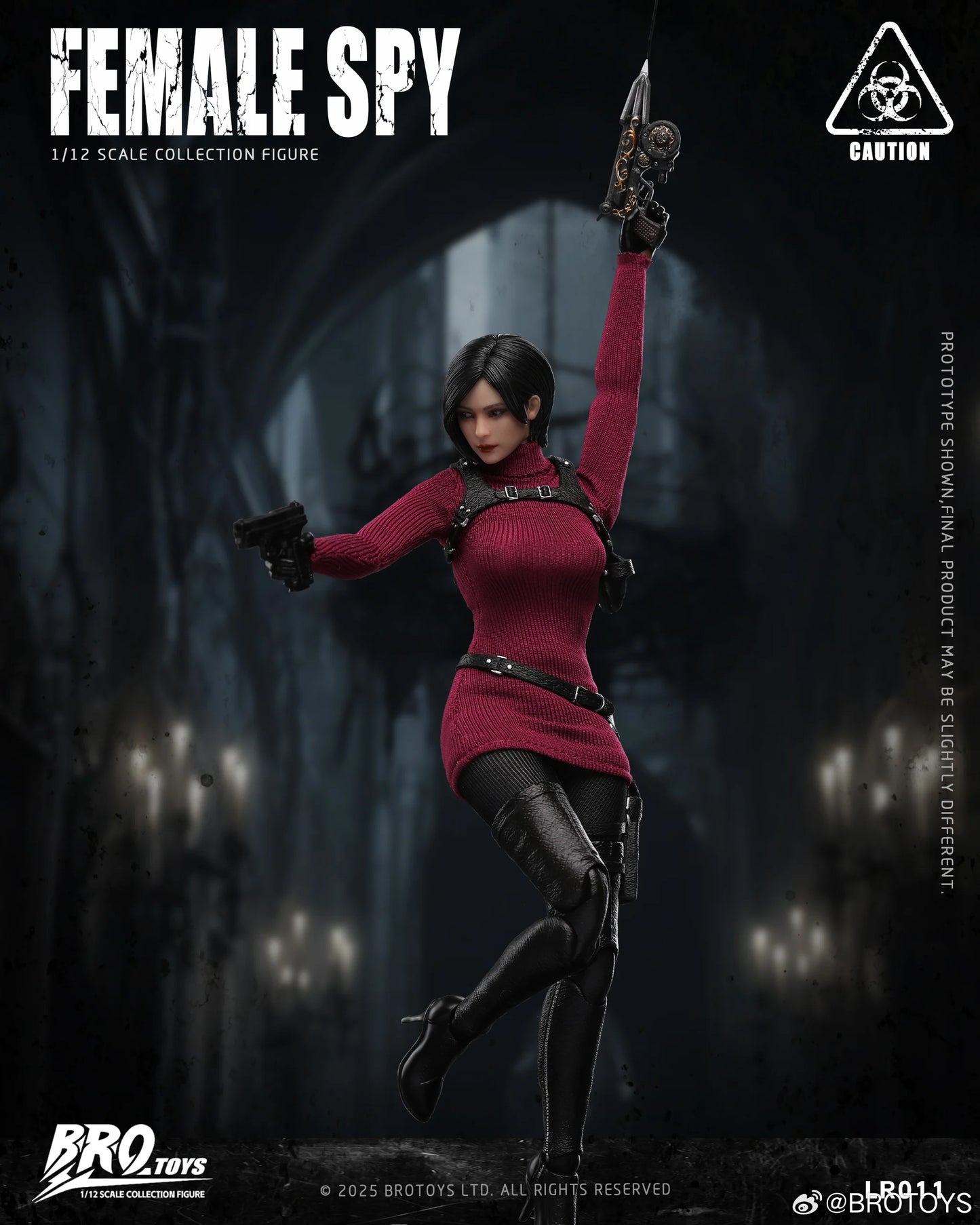 (Pre-Order) Brotoys 1/12 Female Spy cloth action figure LR011 with preorder bonus