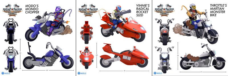 (Pre-Order) Nacellestore Biker Mice from Mars - Throttle's Martian Monster Bike