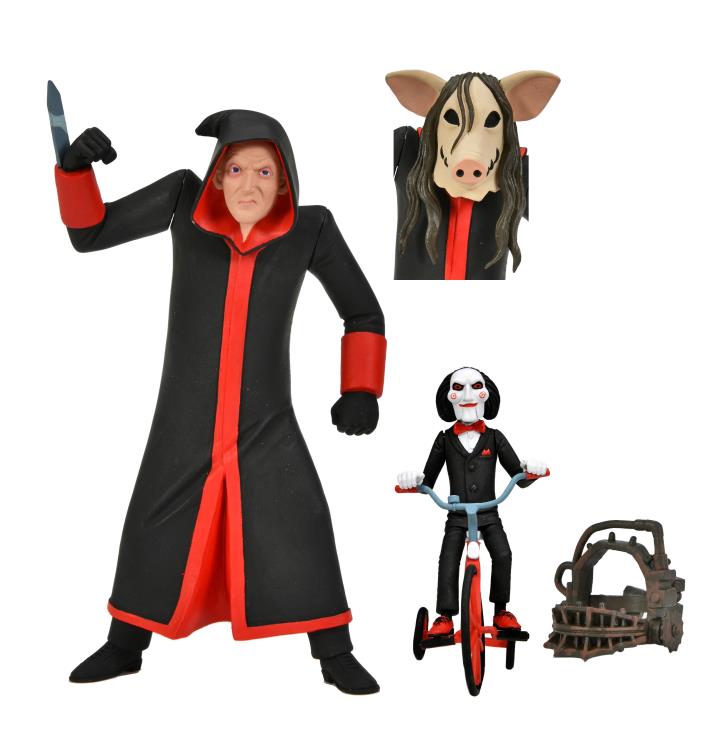 Neca Saw Toony Terrors Jigsaw Killer & Billy Tricycle Boxed Set (In Stock)