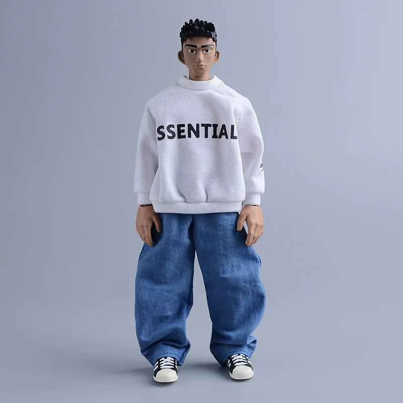 Custom 1/12 Clothing Accessories Skate Shoes for 1/12 Scale Action Figure