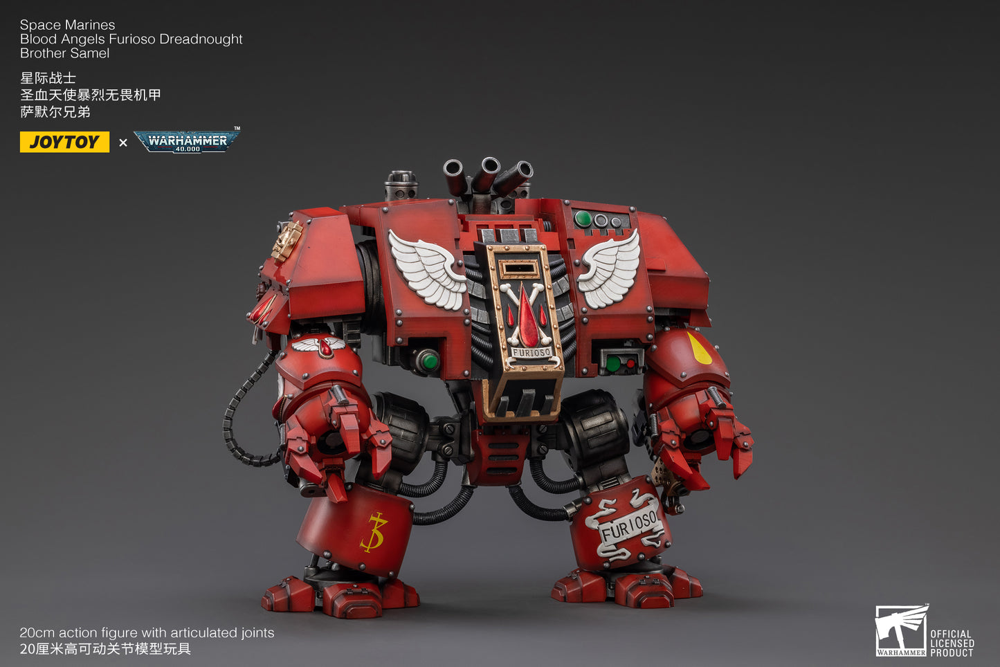(Pre-Order) Warhammer 40K Blood Angels Furioso Dreadnought Brother Samel - Reissue