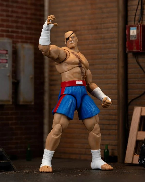 Jada Street Fighter II Sagat 6 Inch Figure (In Stock)
