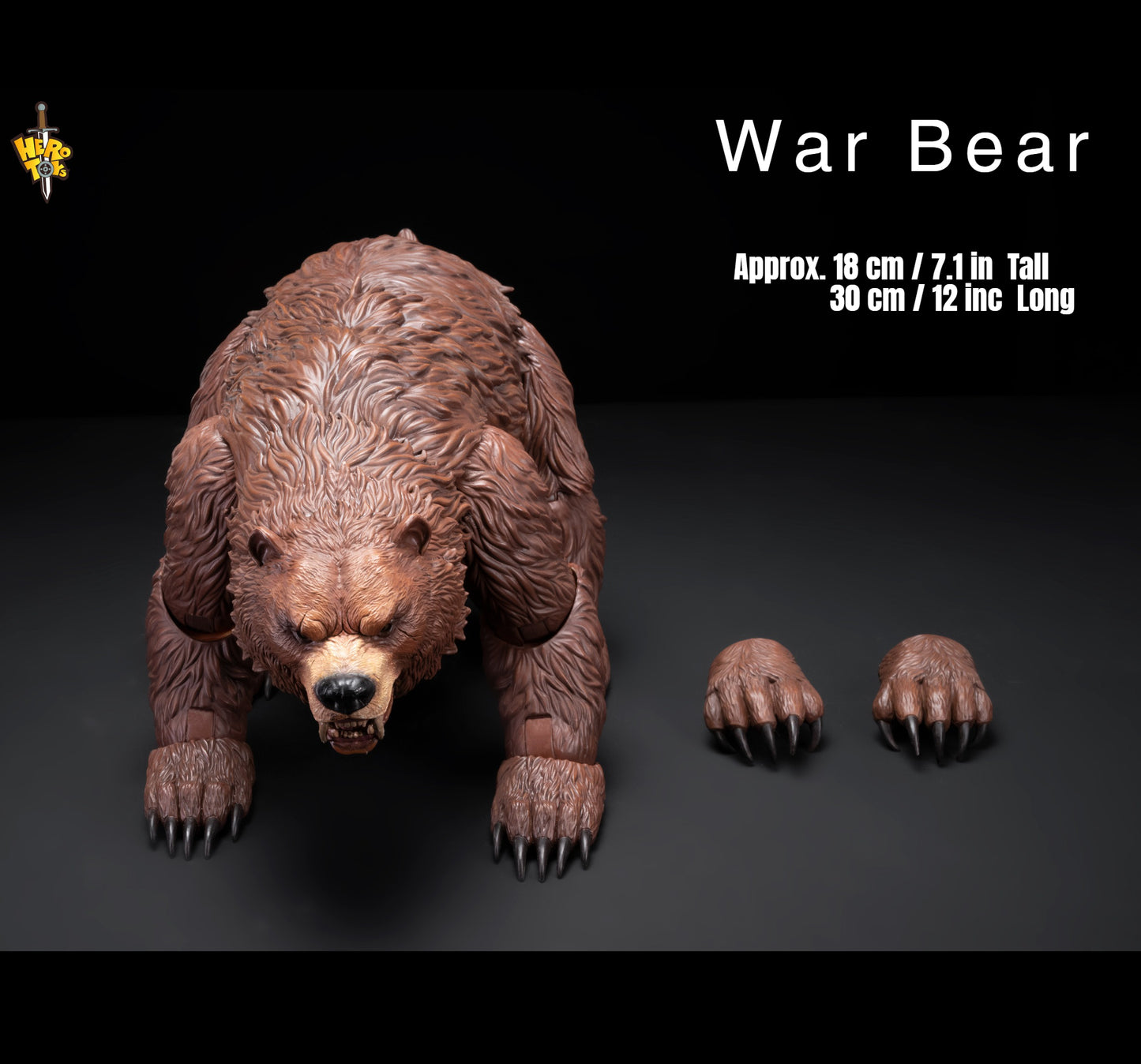 (Pre-Order) Hero Toys 1/10 Tribal Hunter Orc tracker and war bear action figure
