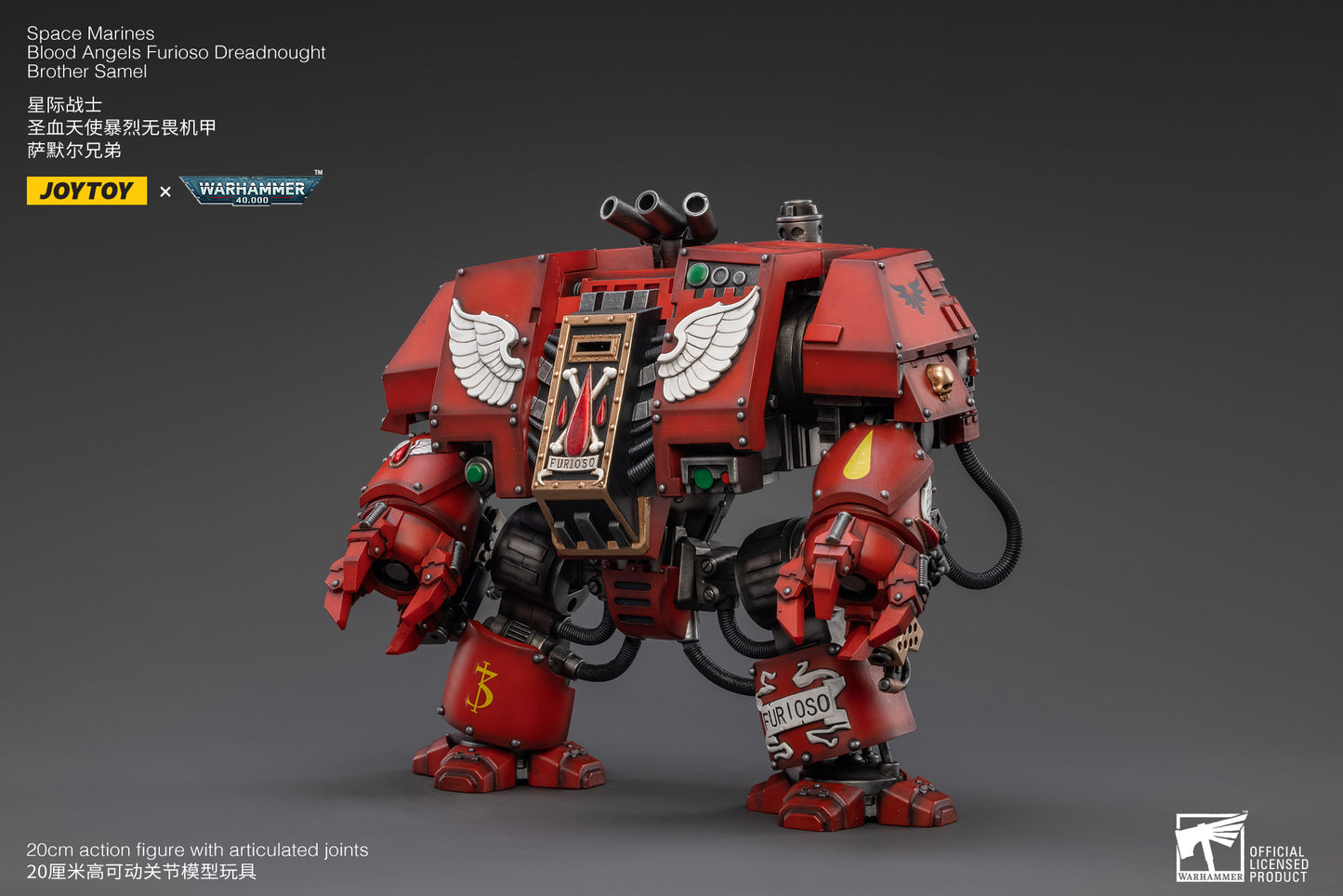 (Pre-Order) Warhammer 40K Blood Angels Furioso Dreadnought Brother Samel - Reissue