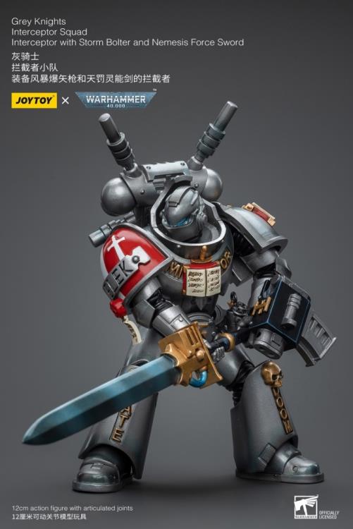 (Pre-Order) Warhammer 40K Grey Knights Interceptor Squad Interceptor with Storm Bolter and Nemesis Force Sword