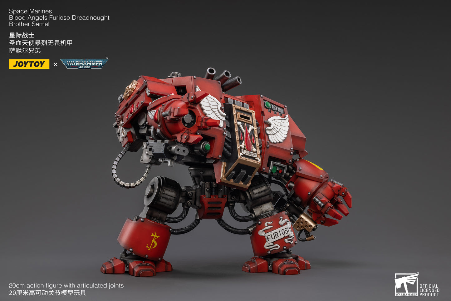 (Pre-Order) Warhammer 40K Blood Angels Furioso Dreadnought Brother Samel - Reissue