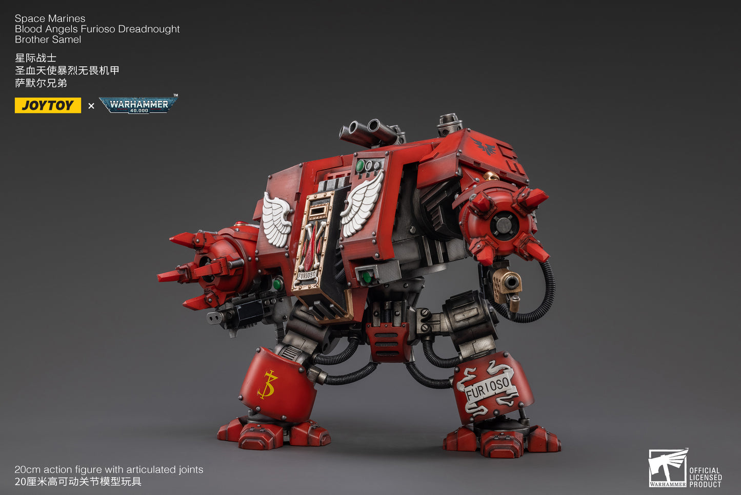 (Pre-Order) Warhammer 40K Blood Angels Furioso Dreadnought Brother Samel - Reissue