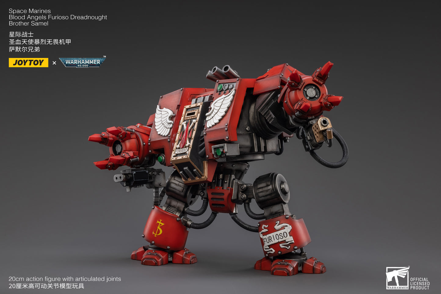 (Pre-Order) Warhammer 40K Blood Angels Furioso Dreadnought Brother Samel - Reissue
