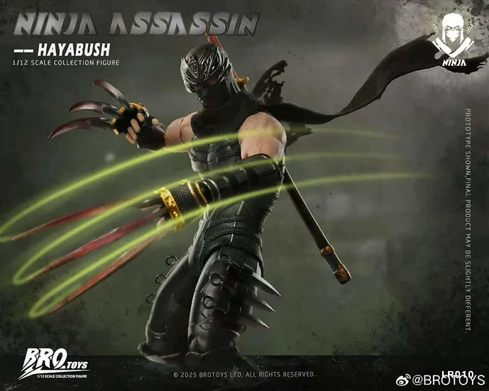 (Pre-Order) Brotoys 1/12 Ninja Assassin - Hayabush