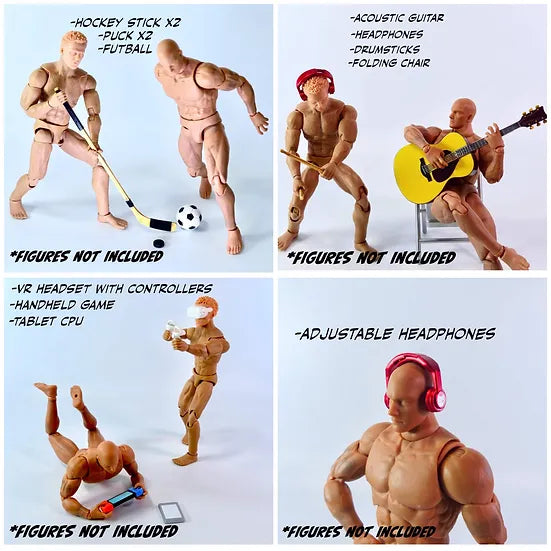 (Pre-Order) Super Action Stuff 1/12 The GAME ON! - Set A Cyber Dagger