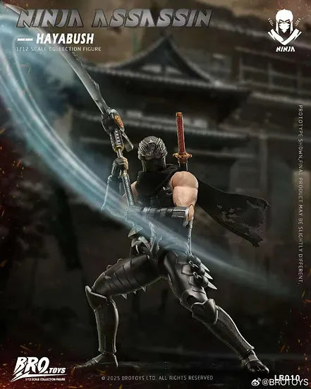 (Pre-Order) Brotoys 1/12 Ninja Assassin - Hayabush