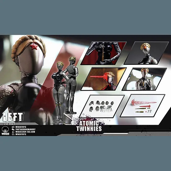 Wikee Toys 1/12 Atomic Twinnies (In Stock)