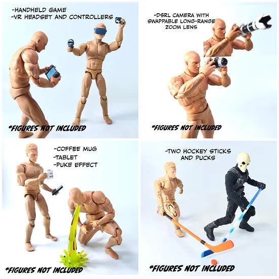 (Pre-Order) Super Action Stuff 1/12 The GAME ON! - Set B Cat with Knives 2
