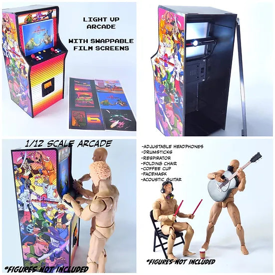 (Pre-Order) Super Action Stuff 1/12 The GAME ON! - Set B Cat with Knives 2