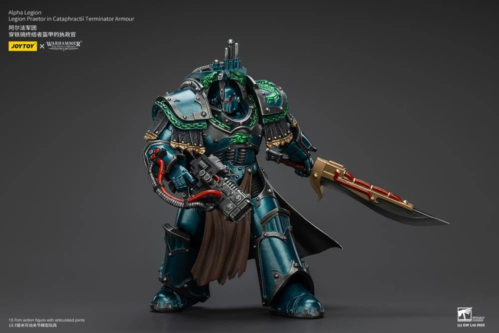 Warhammer The Horus Heresy Alpha Legion Legion Praetor in Cataphractii Terminator Armor