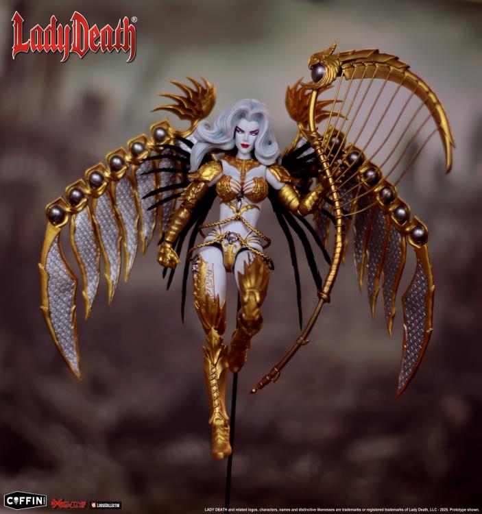 (Pre-Order) EXECUTIVE REPLICAS Lady Death (Gold Ver.) 1/12 Scale Action Figure