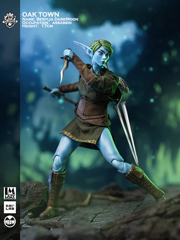 (Pre-Order) Lazy Monster Studio Oak Town 1/12 Darkmoon Assassin and Sorceress