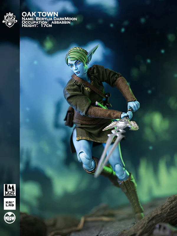 (Pre-Order) Lazy Monster Studio Oak Town 1/12 Darkmoon Assassin and Sorceress