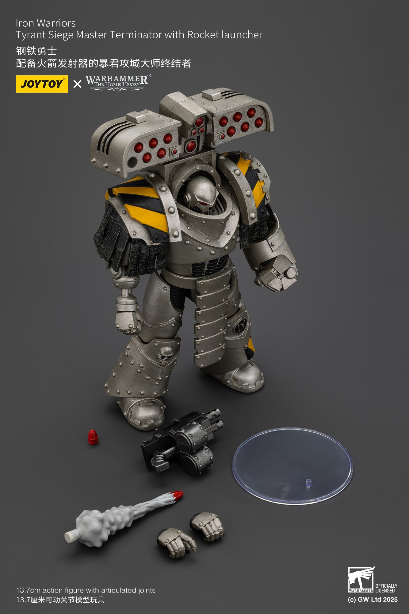 (Pre-Order) Warhammer The Horus Heresy lron Warriors Tyrant Siege Master Terminator with Rocket launcher
