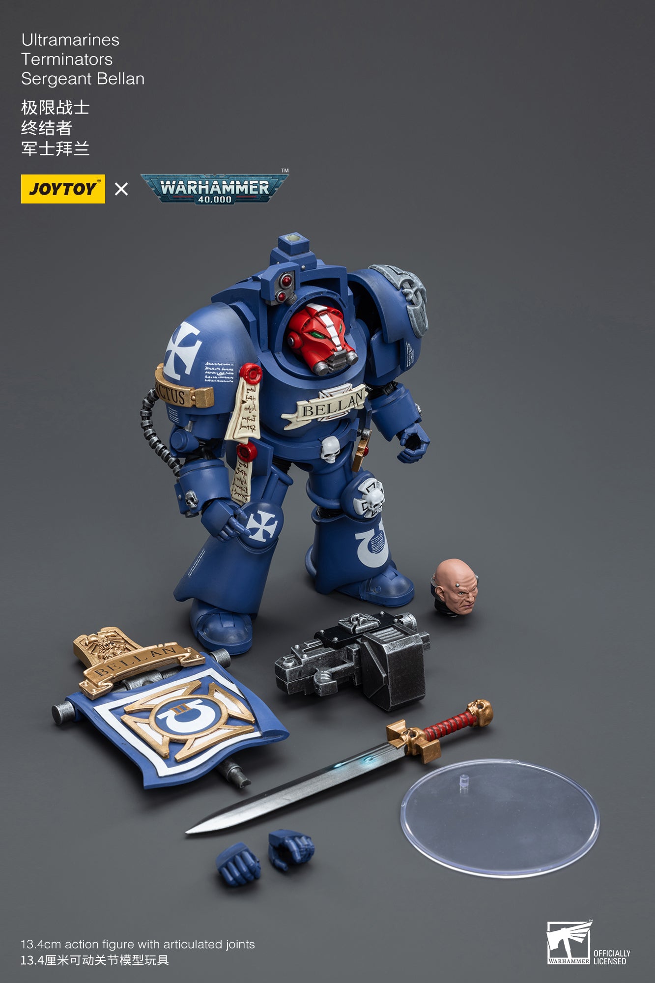 Warhammer 40K Ultramarines Terminators Sergeant Bellan (In Stock)