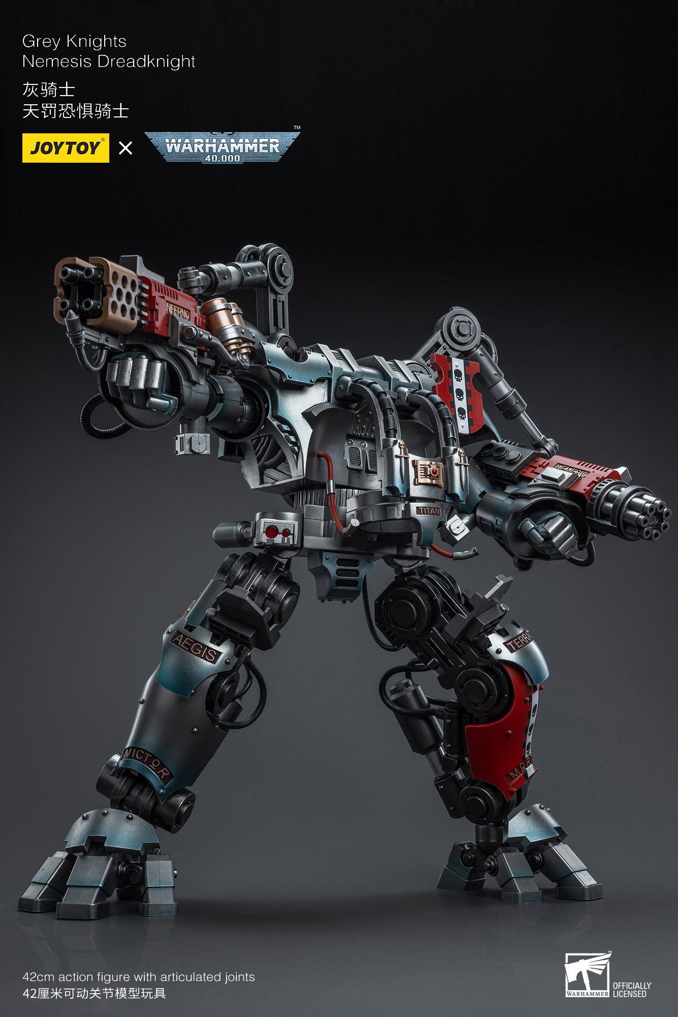 (Pre-Order) Warhammer 40K Grey Knights Nemesis Dreadknight (Including driver figures)